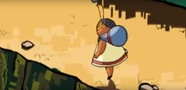 la abuela canta y ella se escapa