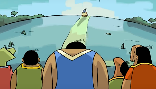 :( La abuela se fue triste a la ciudad