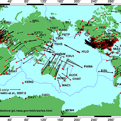 Timeline: Cronograma sobre la tectónica de placas