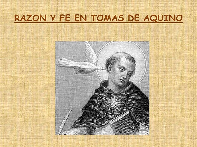 SANTO TOMAS: FE Y RAZÓN