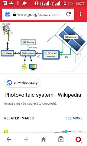 Photo-voltaic  solar power generation system