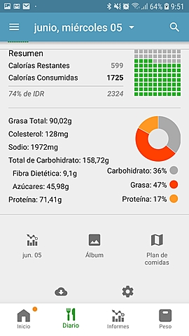 Día 7 (resumen macronutricional)