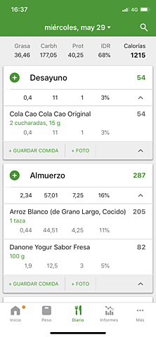 Día 1 (desayuno y almuerzo)