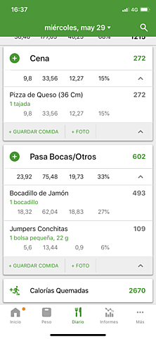 Día 1 (Cena y pasabocas)