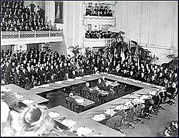The treaty of Versailles