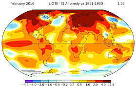 La temperatura media global