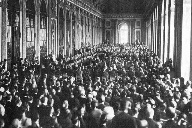 Treaty of Versailles. League of Nations / End of the First World War