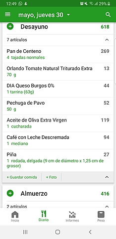 Día 3, Desayuno-Almuerzo