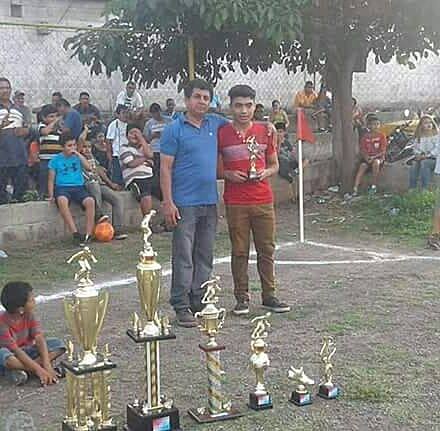A los 16 años  campeonato Salvador Garcìa
