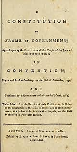 Voters Approve the Massachusetts' Constitution