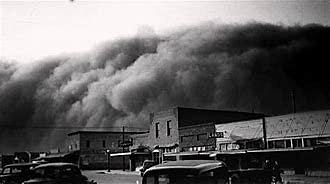Dust Bowl Drought Begins