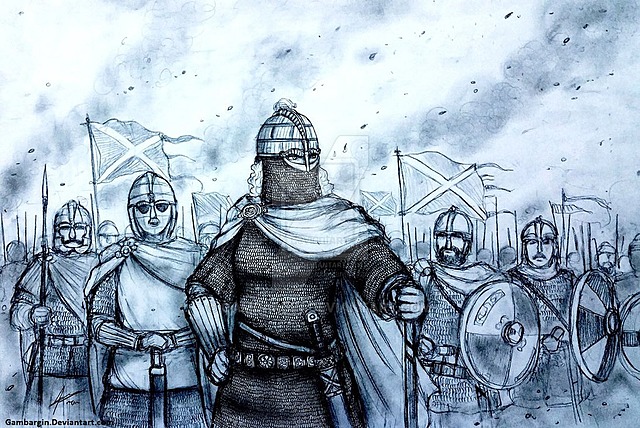 Germanic tribes arrived to Britain