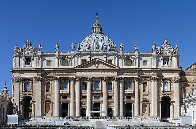 St. Peters Basilica was completed on the 18th November 1626.