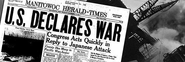 Pearl Harbor is attacked by the Japanese
