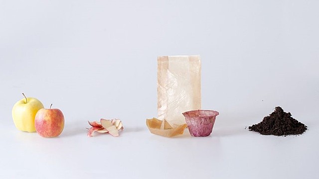 From Peel to Peel Project was executed by Italian designer. This designer has designed unique project which is an Eco-friendly food packaging from fruits and vegetable waste .