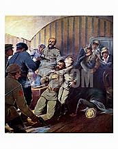 Execution of the tsar and his family (Russia)