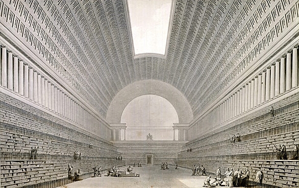 Boullée, Nuova sala della Biblioteca reale