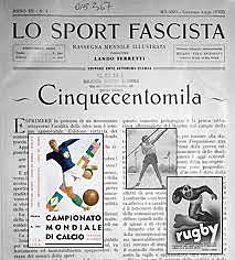 LO SPORT NEL PERIODO FASCISTA