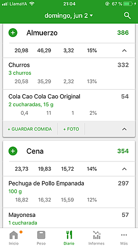 Dia 5(almuerzo-cena)