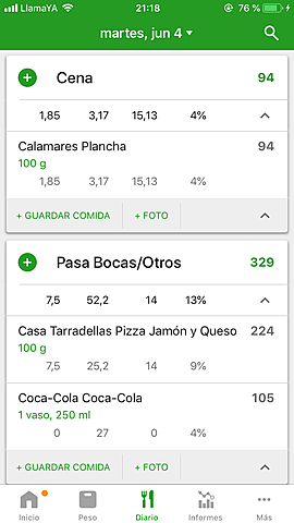 Dia 7( cena y pasabocas)