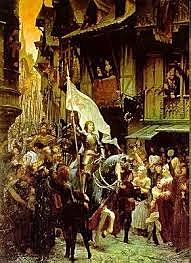 In 1428, he traveled to Vaucouleurs