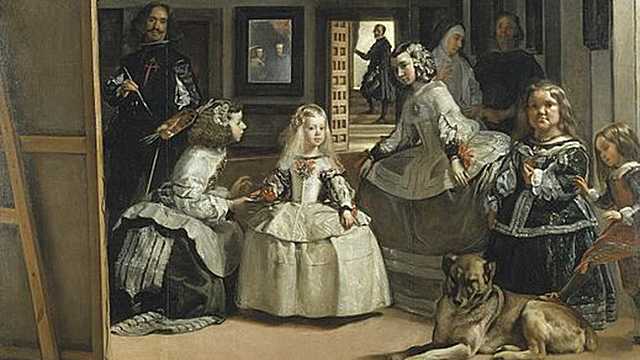 Velázquez termina el cuadro "Las meninas"