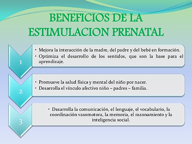 BENEFICIOS DE CUIDADOS DURANTE DESARROLLO PRENATAL