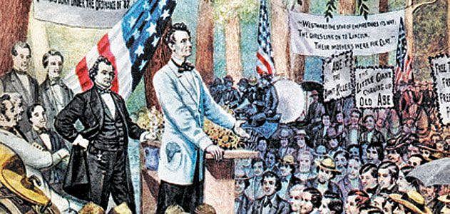 Lincoln gives argument against slavery