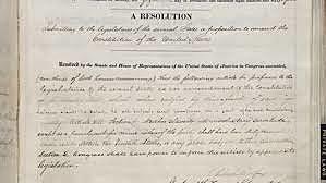 Thirteenth Amendment to Abolish Slavery