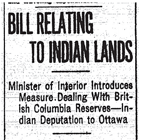 No Right to Land Claims