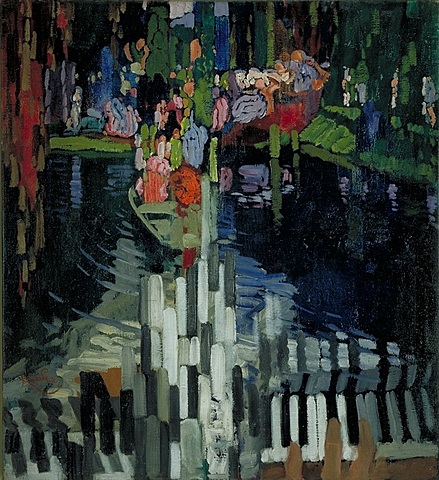 Les touches de piano. Le Lac de Kupka