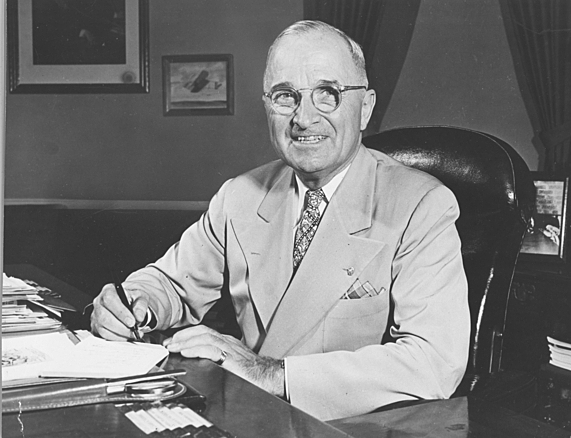 Harry Truman announces Truman Doctrine.