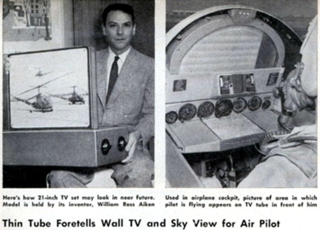 The first prototype flat screen TV was invented