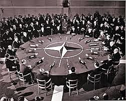 North Atlantic Treaty Organization (NATO) is founded