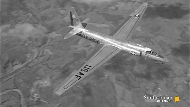 American U-2 spy plane shot over the Soviet Union