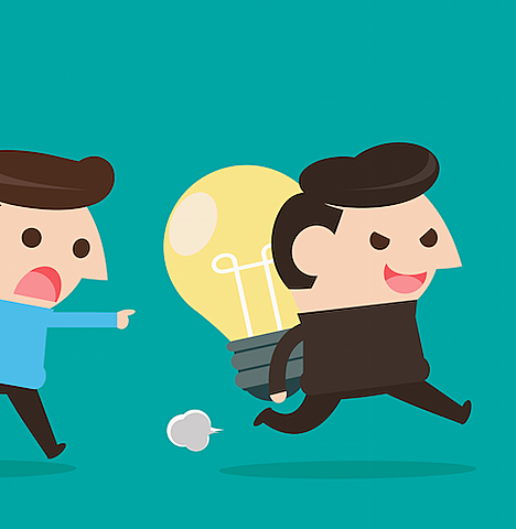 Primera distinción entre propiedad industrial y propiedad intelectual.