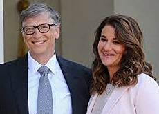 Teams up with Bill Gates to give away wealth
