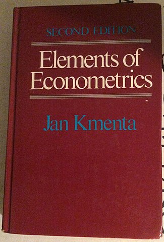 Publicación del libro: Elements of Econometrics