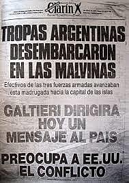 Guerra  entre Argentina e Inglaterra
