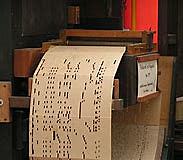 la tarjeta perforadora