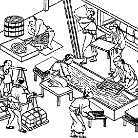 Papel feito na China