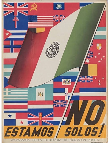 Mexico joins the Allies in World War II declaring war on Germany and Japan.