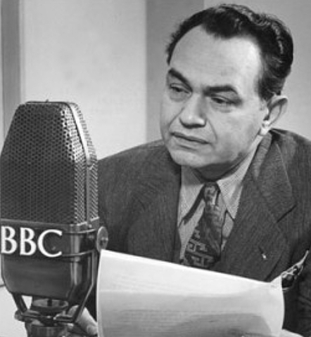 Primera emissió d'un noticiari des de Londres per la BBC