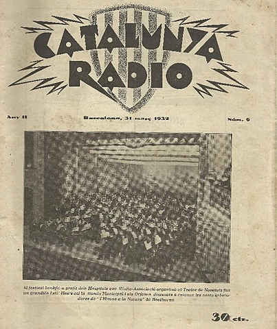 Es publica Catalunya Ràdio, revista creada per la RAC.