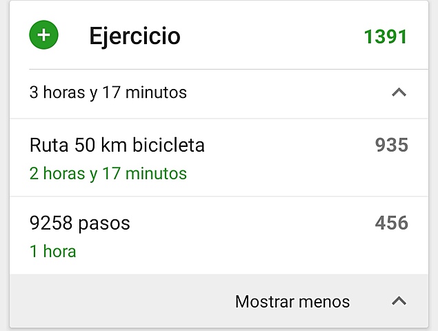 Ejercicios del domingo