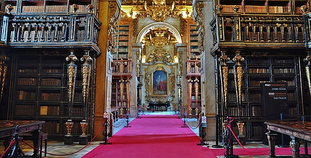 Inauguração da Biblioteca Joanina