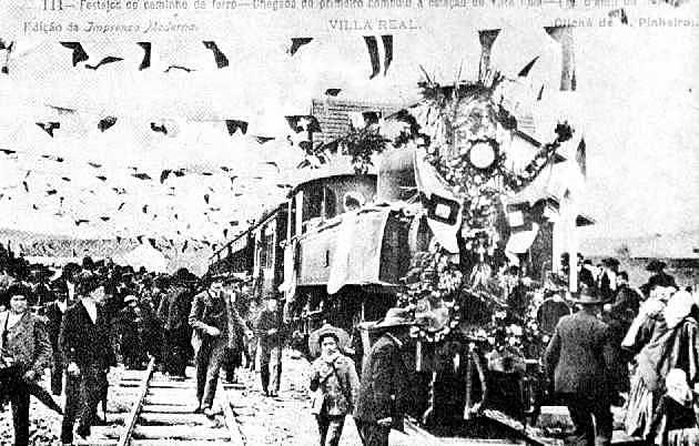 Chegada do Comboio a Portugal