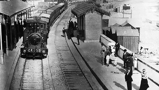 Chegada do Comboio a Portugal