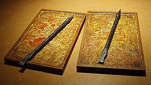 Tablilla de cera en mesopotamia