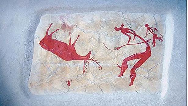 Arquero levantino típico (Albocácer, provincia de Castellón) .